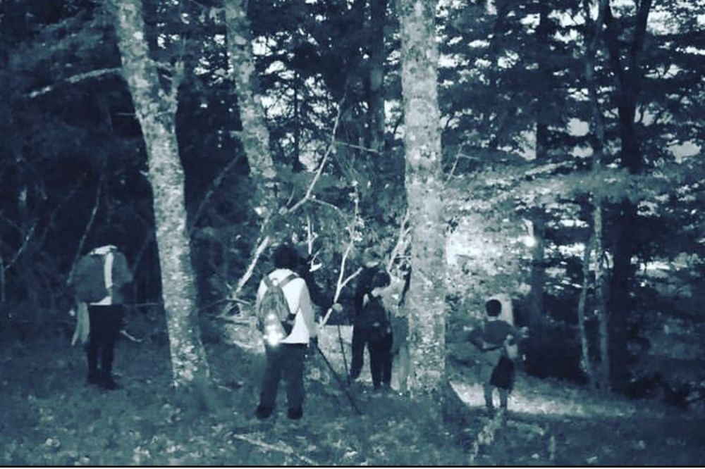 Randonnée sous la pleine lune